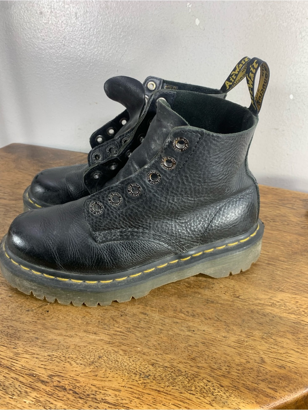 Dr Martens leather boots